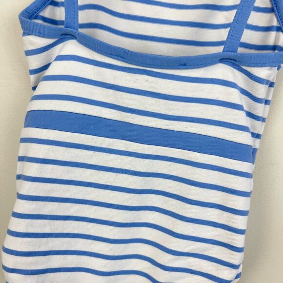 Jacadi Paris Blue Stripe Bow Bathing Suit 12 Months - Picture 6 of 7